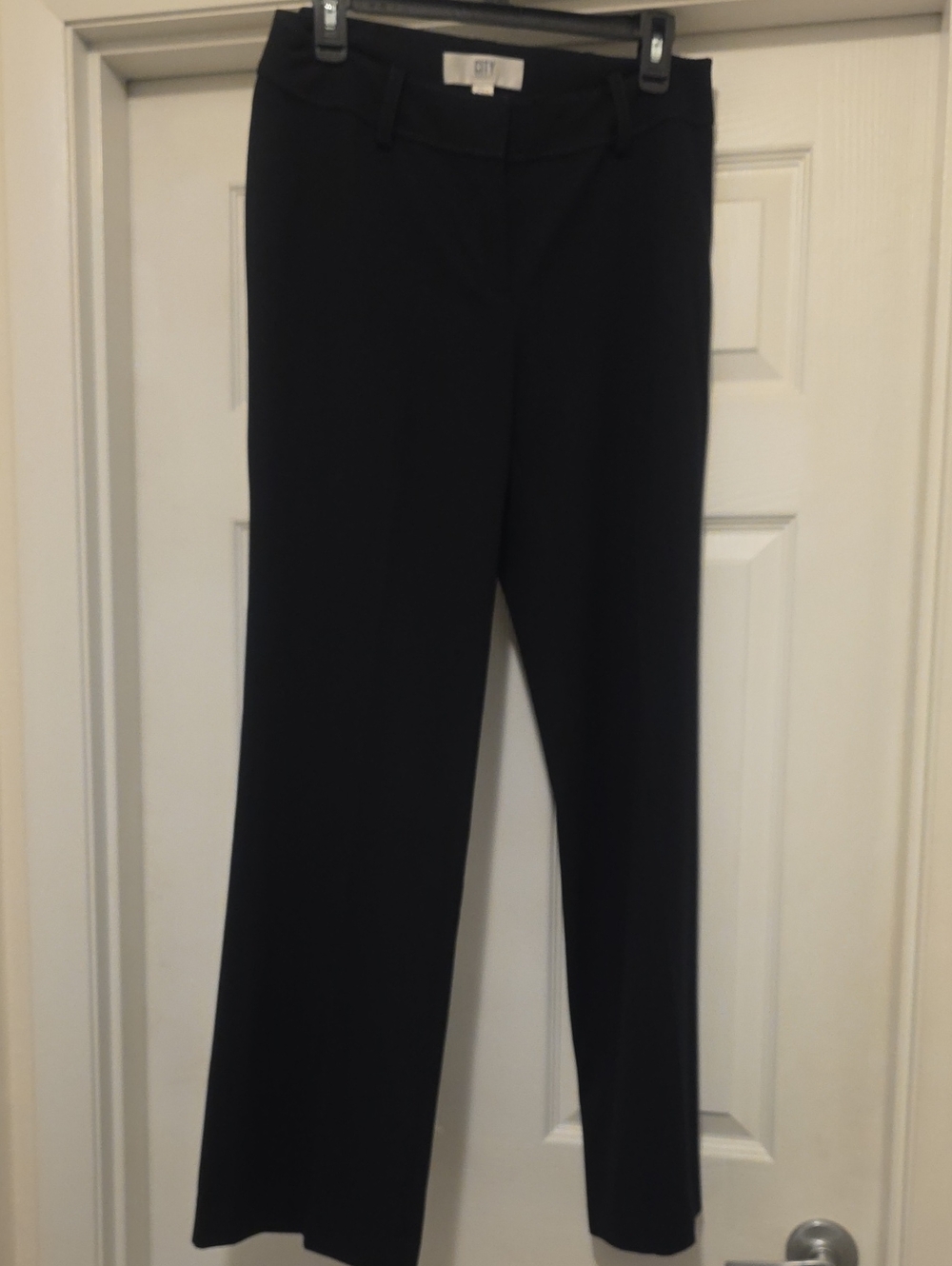 City DKNY Black Wide-Leg Women's Dress Pants Size 4